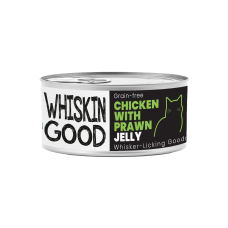 WhiskinGood Wet Food Chic w/Prawn Jelly 70g, 509052, cat Wet Food, WhiskinGood, cat Food, catsmart, Food, Wet Food